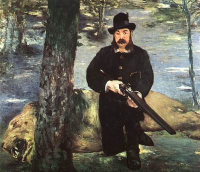Manet Pertuiset, Lion Hunter, 1881, oil on canvas, Museum of