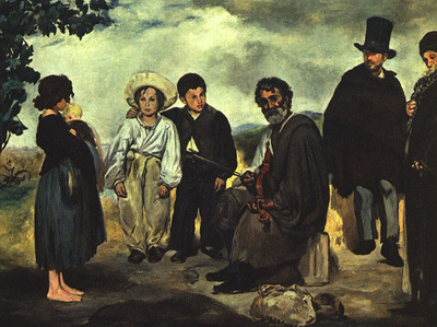 Manet The Old Musician, 1862, canvas, National Gallery of Ar
