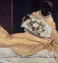 Edouard Manet Olympia detail , De