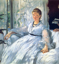 Reading Mme Manet and Leon