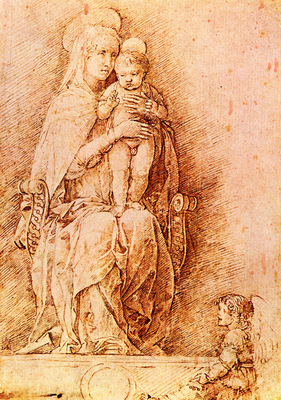Mantegna Andrea Madonna and child