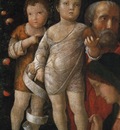Mantegna Andrea The holy family with St John