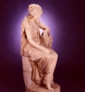 Masini Girolamo A Large Marble Seated Figure Of Ruth