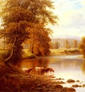 Mellor William Bolton Abbey From The Wharfe Yorkshire