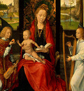 MEMLING MADONNA AND CHILD WITH ANGELS,DETALJ 5, NGW