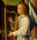 MEMLING MADONNA AND CHILD WITH ANGELS,DETALJ 9, NGW