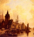 Meyerheim Hermann A Busy Port