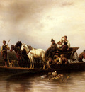Meyerheim Wilhelm Alexander The Arrival Of The Ferry