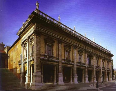 Michelangelo Capitol, facade of the Conservators Place
