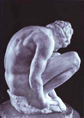 Michelangelo Crouching Boy