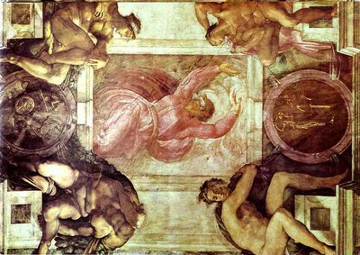 Michelangelo The Separation of Light and Darkness