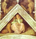 Michelangelo The Ancestors of Christ; Jesse, David and Solomon