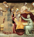 Giovanni da Milano The birth of the virgin, 1365, Rinuccini