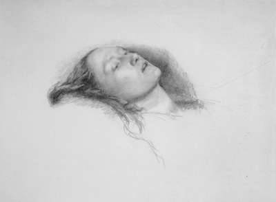 Millais Study for Ophelia
