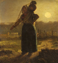 Millet Jean Francois Norman Milkmaid
