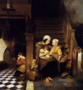 Molijn Petrus Pauvres dans un presbytre Sun