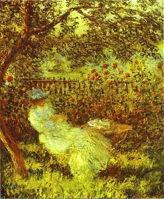 Claude Monet Alice Hoschede in the Garden
