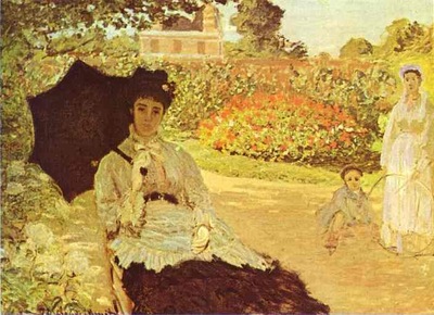 Claude Monet Camille Monet in the Garden