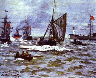 Claude Monet The Entrance to the Port of Honfleur