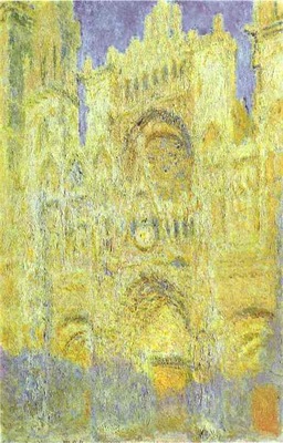 Claude Monet The Rouen Cathedral in the Evening