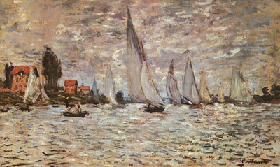 Monet Regatta at Argenteuil, 1874, Musee dOrsay, Paris