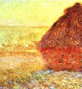Claude Monet Haystack at the Sunset near Giverny
