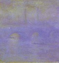 Claude Monet The Waterloo Bridge  The Fog