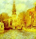 Claude Monet Zuiderkerk in Amsterdam