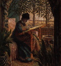 Monet La femme au metier
