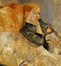 Morisot Berthe Little Girl with a Doll