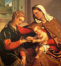 Moroni Giovanni Battista The Mystic Marriage Of St Catherine