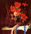 Murillo Jose Maria Bracho y Still Life With Mandolin And Castagnets
