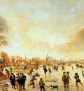 Neer van der Aert Winter landscape Sun
