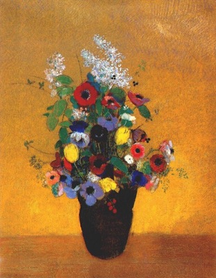 redon flowers c1905