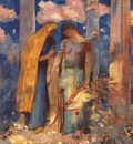 redon mystical conversation c1896