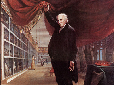 JLM 1822 Charles Peale Artist in His Museum