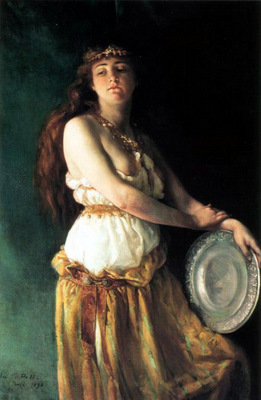 Pell Ella Ferris 1846 to 1922 Salome 51 by 38in