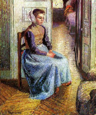 Pissarro Camille Young Flemish maid Sun
