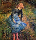 Pissaro Camille The shepherdess Sun
