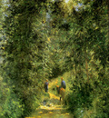 Pissarro Camille Path in the woods in summer Sun