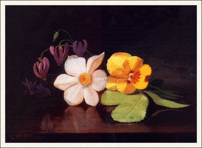 bs flo George W Platt Still Life A Handful Of Flowers
