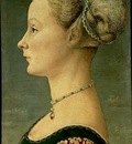 Pollaiuolo,A  Portrait of a young woman, 1460 75, 46x33 cm,