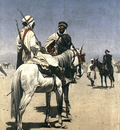 Arab Men On Horseback