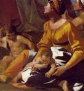 POUSSINTHE ADORATION OF THE GOLDEN CALF 1633 35 DETAIL 2 NG