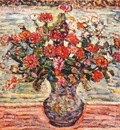prendergast flowers in a vase c1917