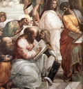 Raffaello Stanze Vaticane The School of Athens detail [04]