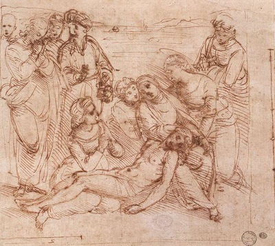 Raphael Lamentation over the Dead Christ
