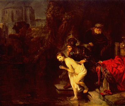 REMBRANDT SUSANNA IN THE BATH, 1647 GEMALDEGALERIE BERLIN Br