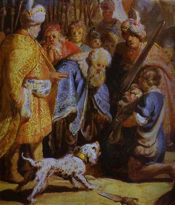 Rembrandt David Presenting the Head of Goliath to King Saul