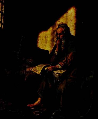 Rembrandt St  Paul in Prison